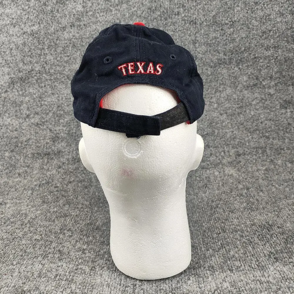 Texas Rangers Hat Cap Strap Back Youth Boys One Size Red MLB Baseball New Era